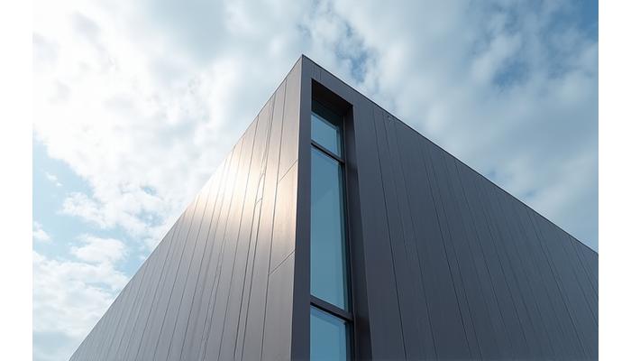 날씨 저항성 코팅된 현대 건축물 외벽